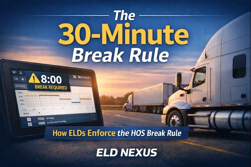 30 minute break ELD